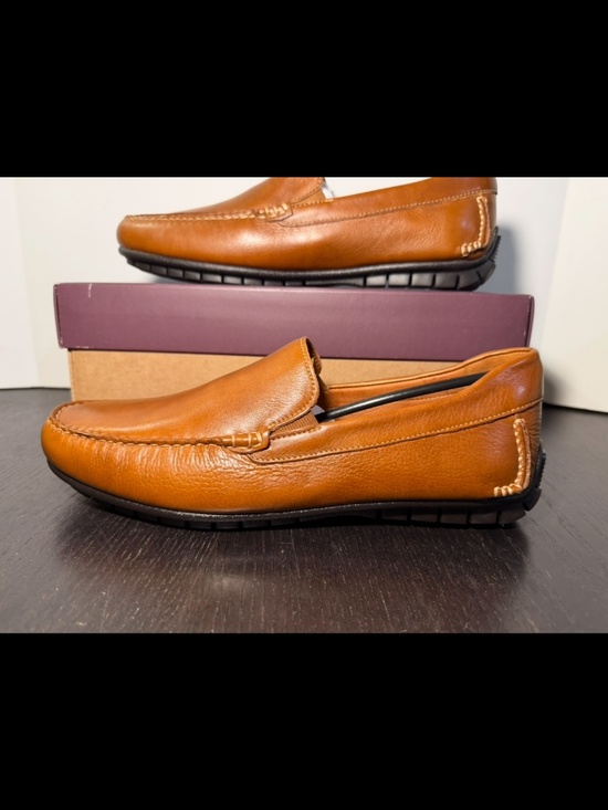 Johnston & Murphy Cort Moc Venetian Driving Loafers Shoes Mens Tan 11M main image 9